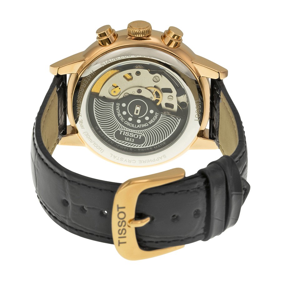 IMG_9086 Tissot T0854273606100 Carson Mens Automatic Rose Gold-plated Stainless Steel 3