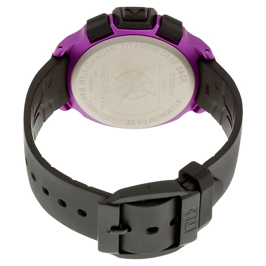 IMG_9086 Tissot T0814209705705 Mens Quartz Black and Purple Aluminium 3