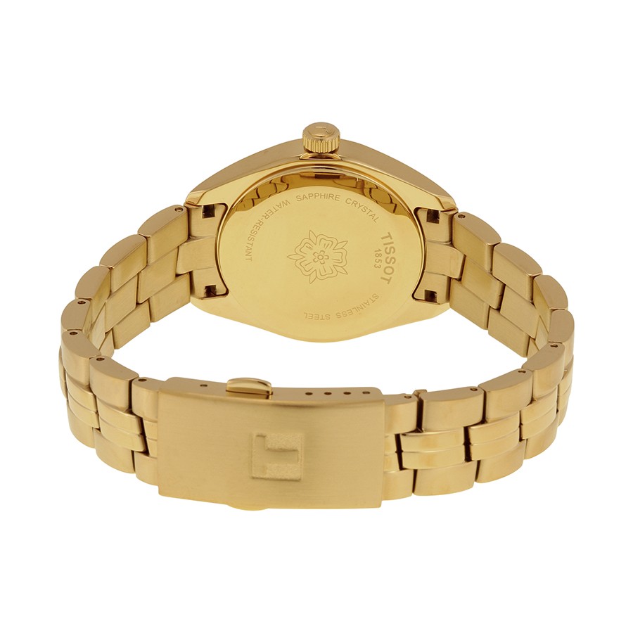 IMG_9086 Tissot T1012103303100 Ladies Quartz Gold PVD Stainless Steel 3
