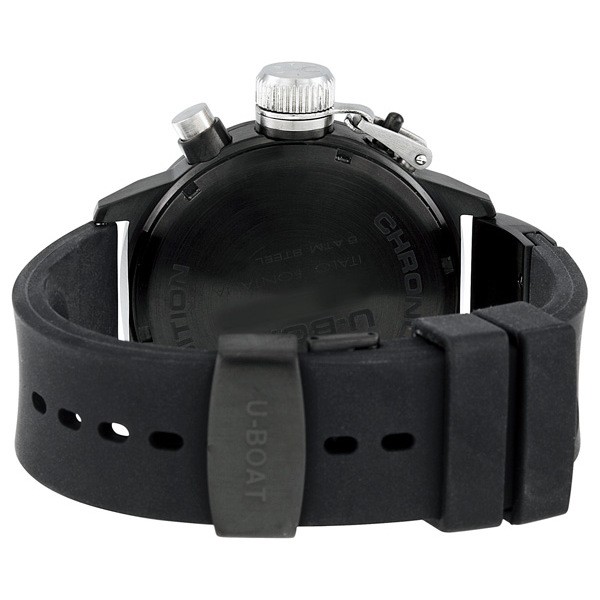IMG_9086 U-Boat 1021 Mens Quartz Black PVD Stainless Steel 3