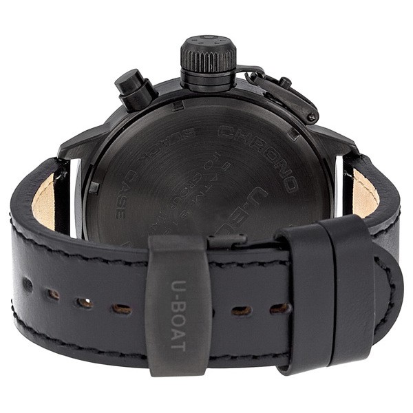IMG_9086 U-Boat 365 Mens Quartz Black PVD Stainless Steel 3