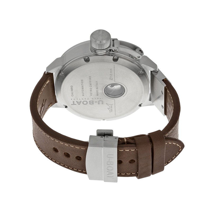 IMG_9086 U-Boat 7120 Mens Automatic Stainless Steel 3