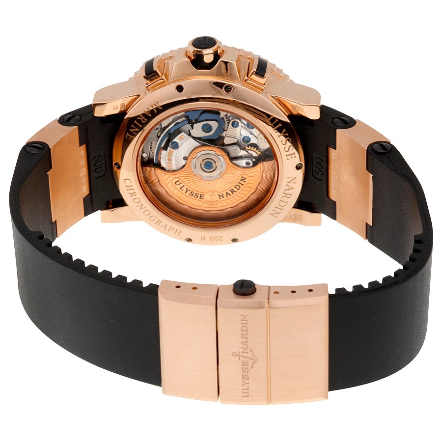 IMG_9086 Ulysse Nardin 8006-102-3A/91 Mens Automatic 18kt Rose Gold 3