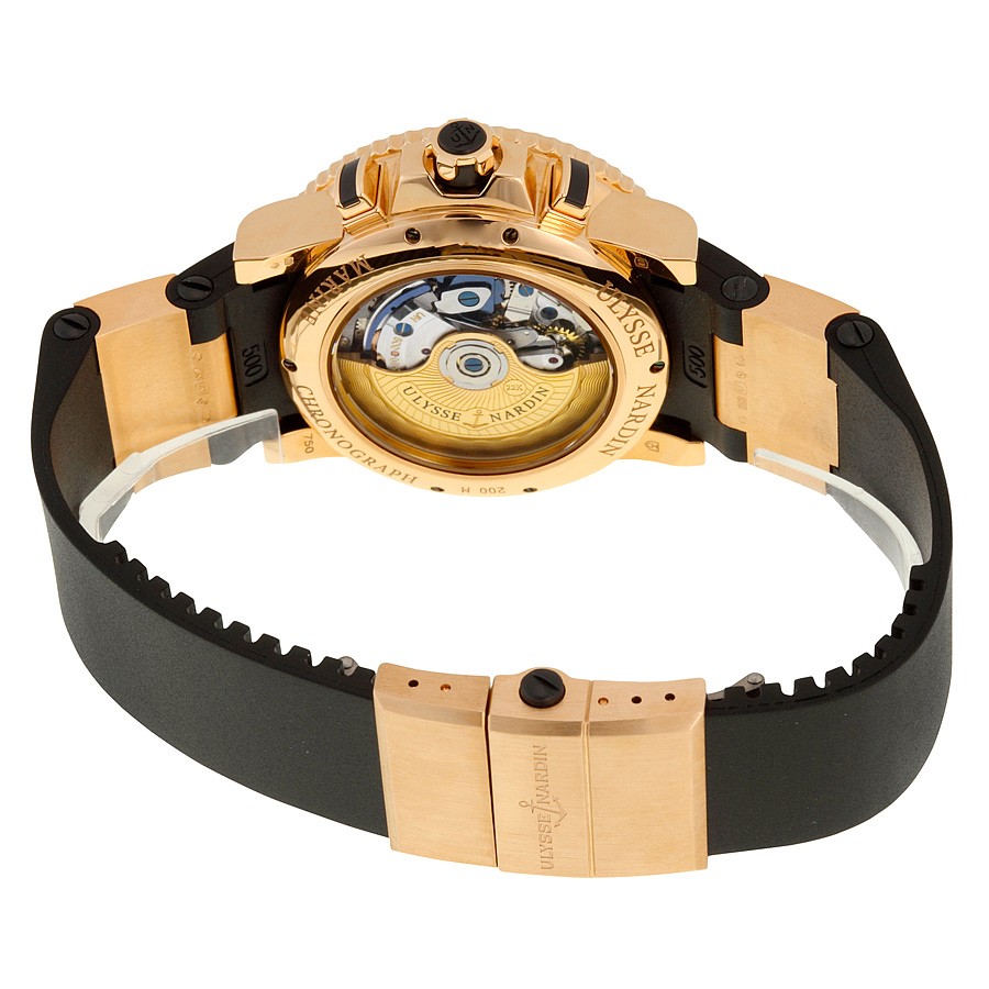 IMG_9086 Ulysse Nardin 8006-102-3A/926 Mens Automatic 18kt Rose Gold 3