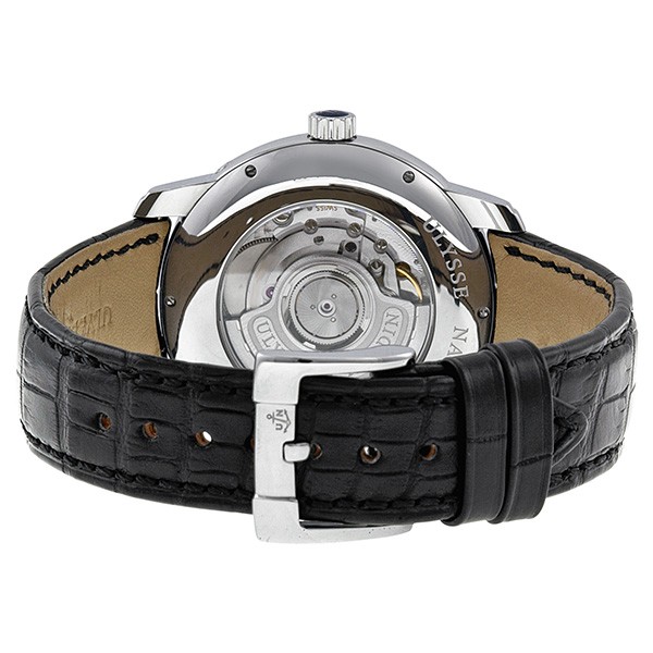 IMG_9086 Ulysse Nardin 8293-122-2/42 Classico Luna Mens Automatic Stainless Steel 3