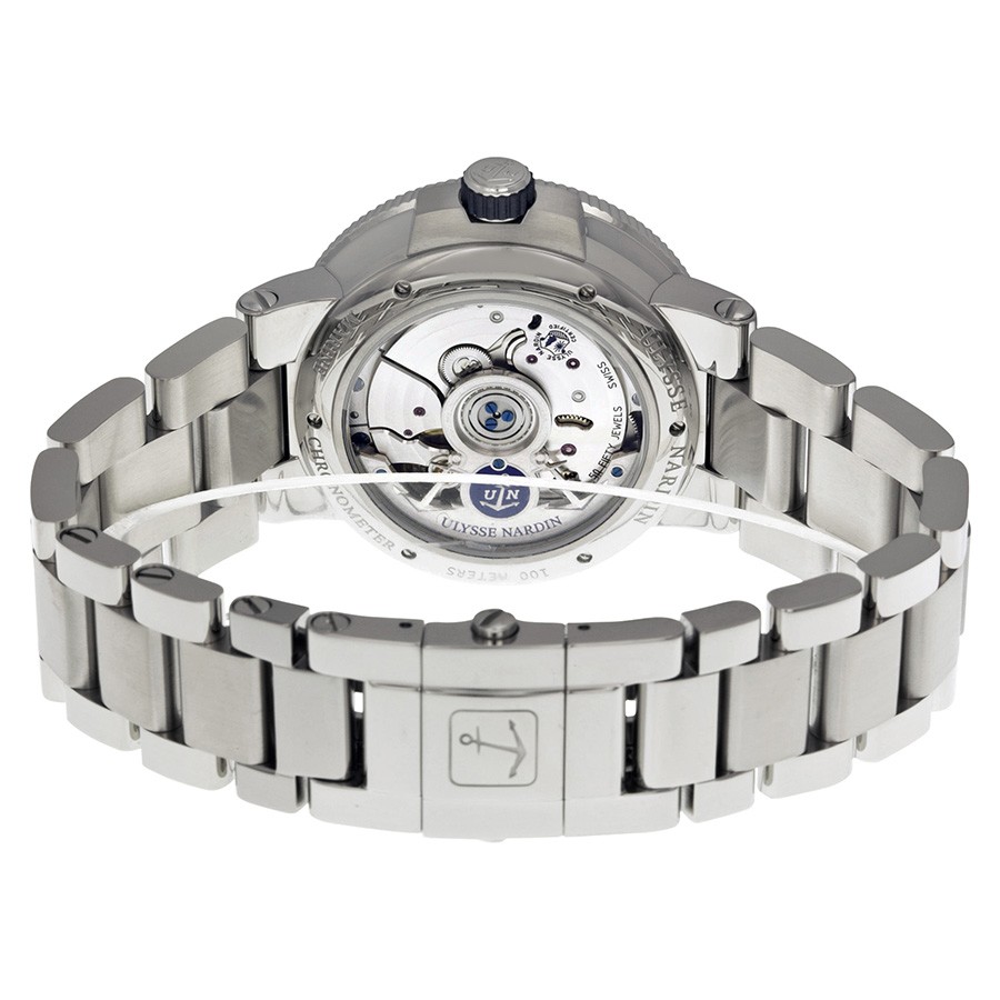 IMG_9086 Ulysse Nardin 1183-126-7M/40 Marine Mens Automatic Stainless Steel 3