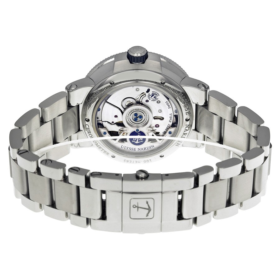 IMG_9086 Ulysse Nardin 1183-126-7M/43 Marine Mens Automatic Stainless Steel 3