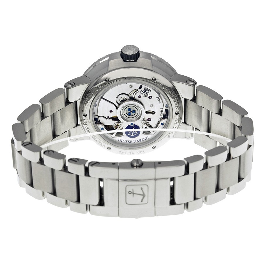 IMG_9086 Ulysse Nardin 1183-126-7M/42 Marine Chronometer Mens Automatic Stainless Steel 3