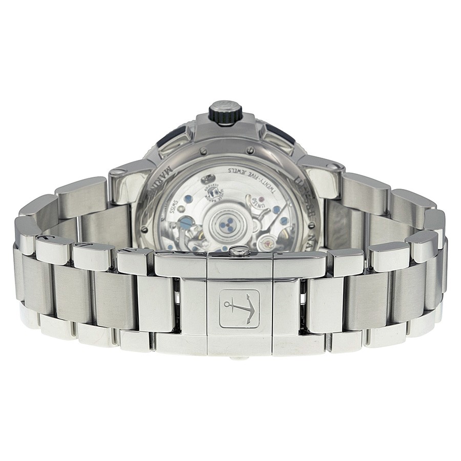 IMG_9086 Ulysse Nardin 1503-150-7M/62 Marine Chronometer Mens Automatic Stainless Steel and Titanium 3