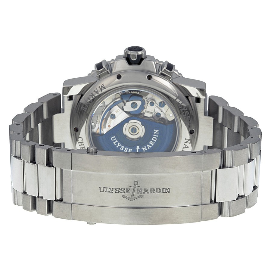 IMG_9086 Ulysse Nardin 8003-102-7/91 Maxi Marine Mens Automatic Stainless Steel 3