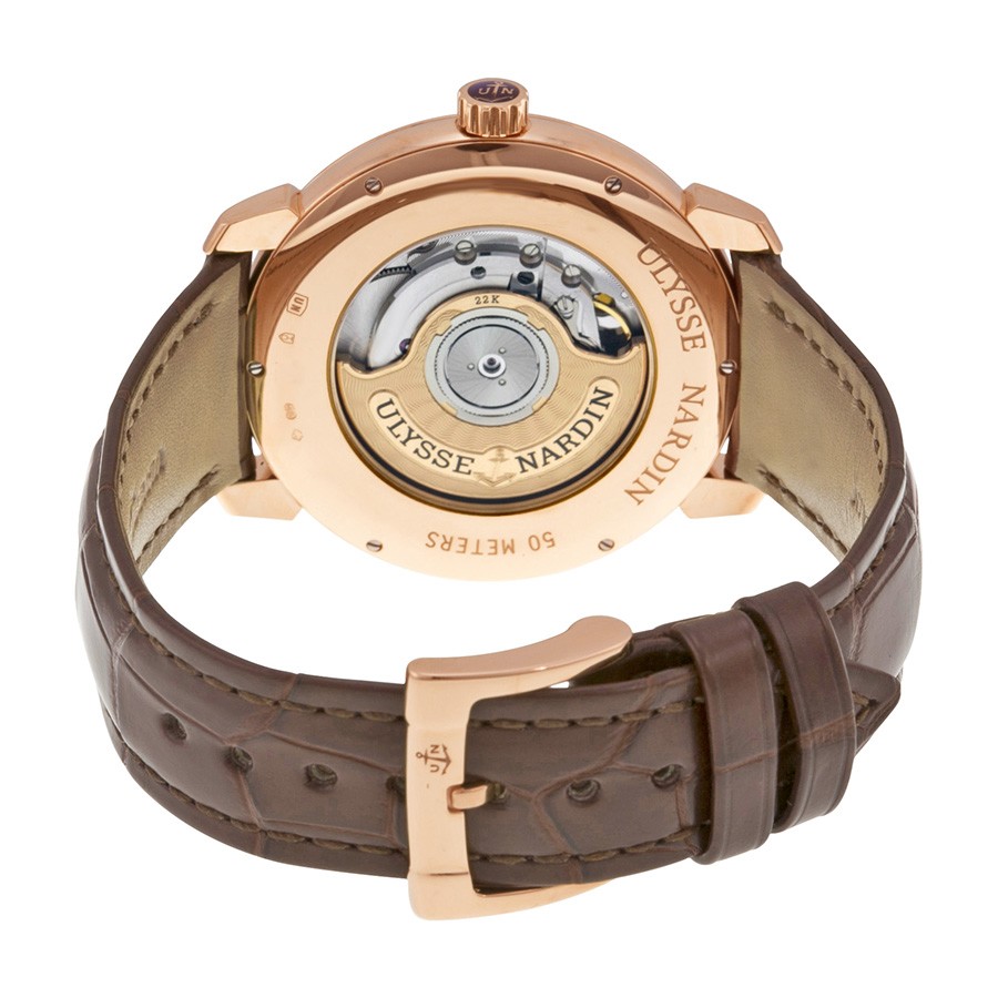 IMG_9086 Ulysse Nardin 8156-111-2/91 San Marco Mens Automatic 18kt Rose Gold 3