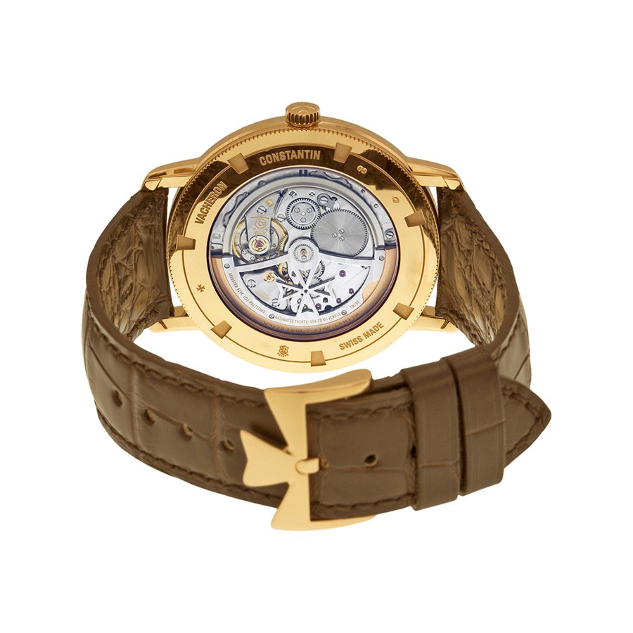 IMG_9086 Vacheron Constantin 43075/000R-9737 Mens Automatic 18kt Rose Gold 3