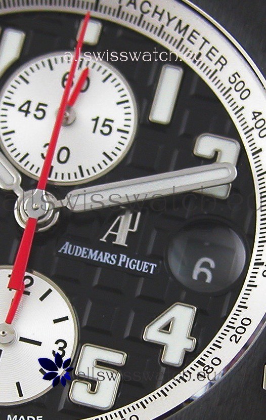 IMG_9081 Audemars Piguet Royal Oak Offshore Black & White Marcus Edition 1:1 Mirror Replica 4