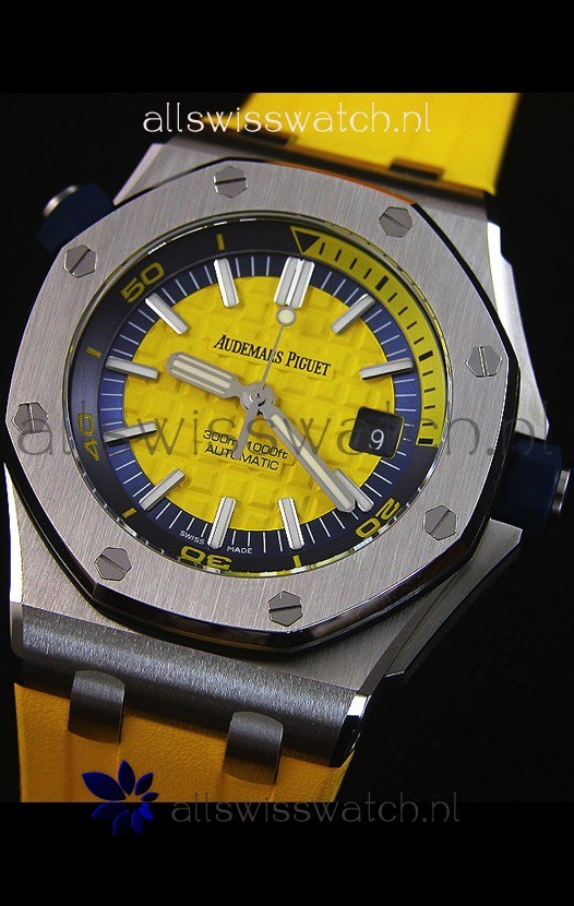 Audemars Piguet Royal Oak New Diver 1:1in Yellow Replica 4