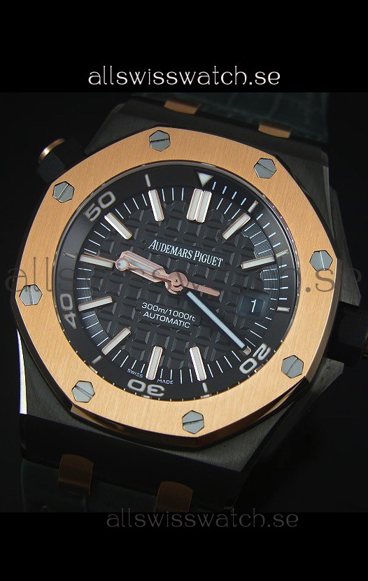 IMG_9081 Audemars Piguet Royal Oak Diver Ember Limited Edition 1:1 Mirror 3120 Movement Replica 4