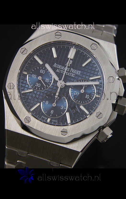 IMG_9081 Audemars Piguet Roal Oak in Blue Dial 1:1 Mirror Replica 4