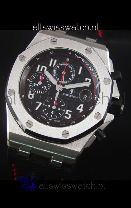 IMG_9081 Audemars Piguet Royal Oak Offshore Black Themes Ultimate 1:1 3126 Movement Replica 4