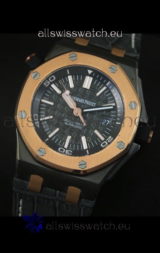 IMG_9081 Audemars Piguet Royal Oak Diver QEII Cup Edition Replica 4