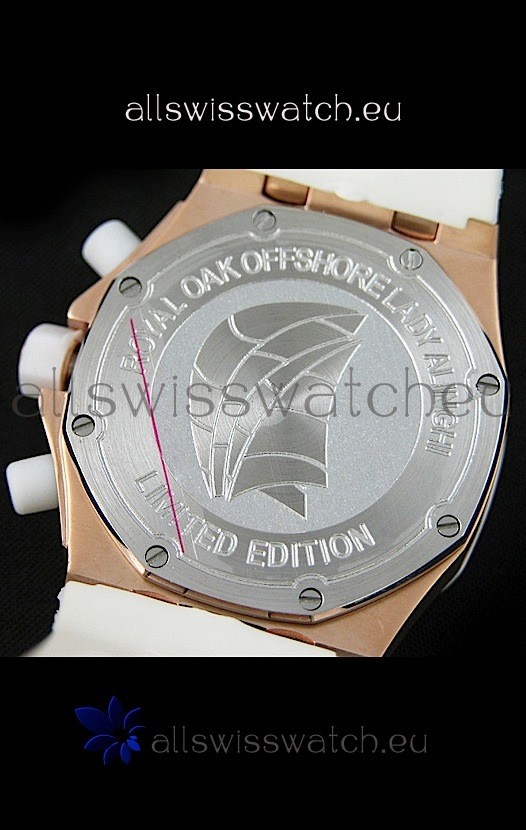 IMG_9081 Audemars Piguet Royal Oak Offshore Lady Alinghi in White Checkered Dial Replica 4