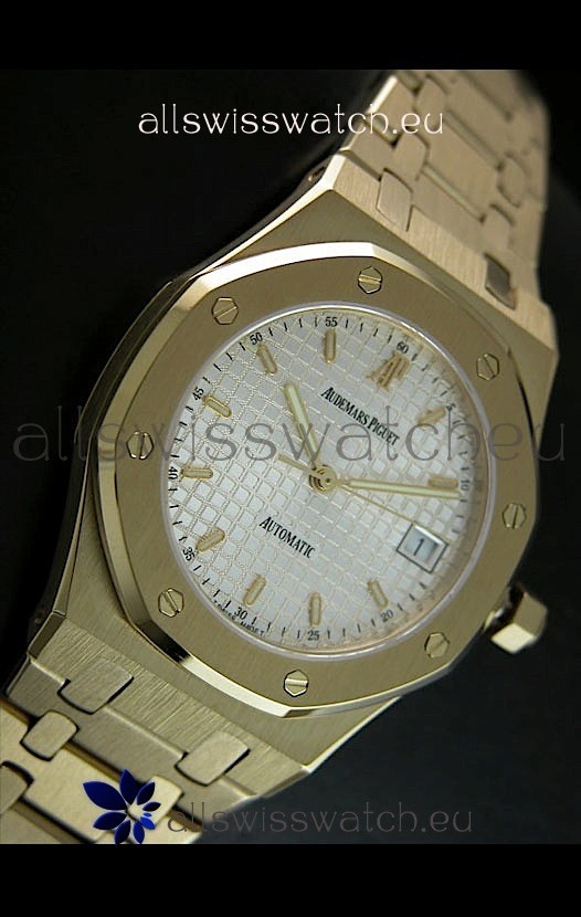 IMG_9081 Audemars Piguet Royal Oak Gold Plating - MIRROR Replica 4