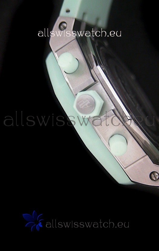 IMG_9081 Audemars Piguet Royal Oak Offshore Lady Alinghi in Light Green Dial Replica 4