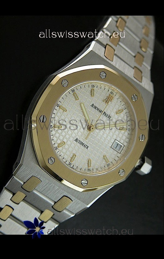 IMG_9081 Audemars Piguet Royal Oak Two Tone Gold/Steel Plating - MIRROR Replica 4