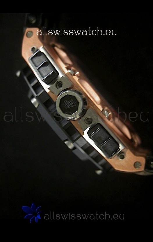 IMG_9081 Audemars Piguet Royal Oak Offshore Rubens Barrichello Pink Gold - Secs hand 12 O clock Replica 4
