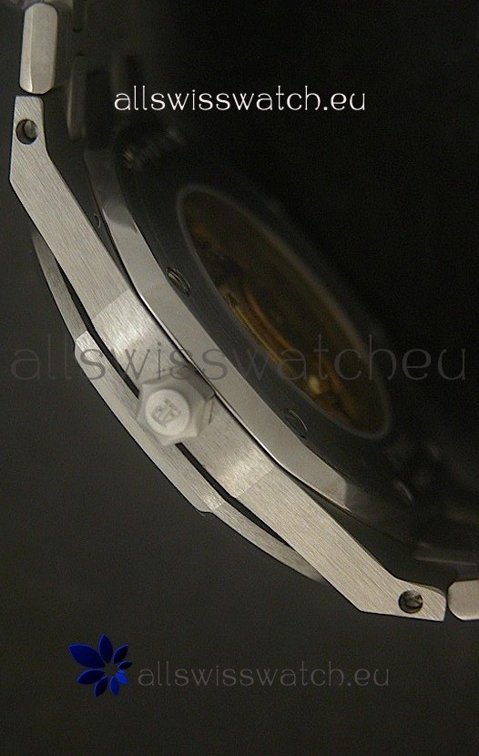 IMG_9081 Audemars Piguet Royal Oak in Black Dial Replica 4
