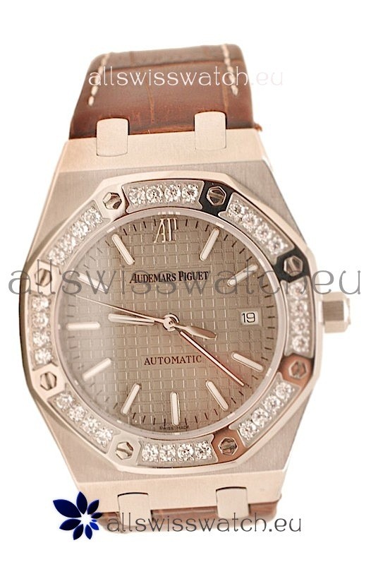 IMG_9081 Audemars Piguet Royal Oak Steel in Grey Dial Replica 4