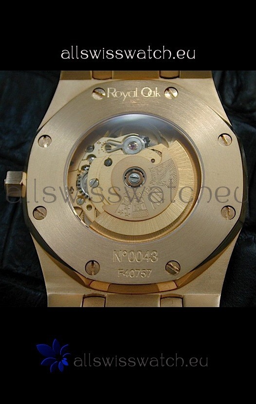 IMG_9081 Audemars Piguet Royal Oak in Black Dial Replica 4