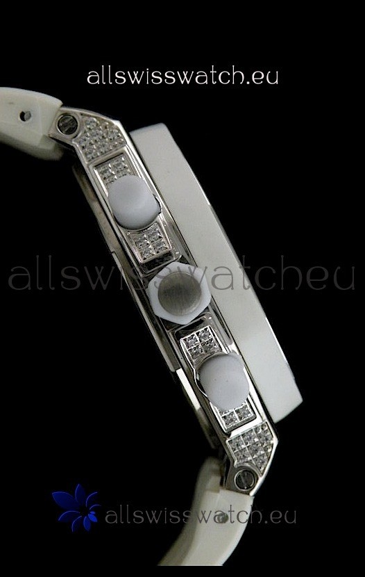IMG_9081 Audemars Piguet Royal Oak Ladies Alinghi Limited Edition in White Replica 4
