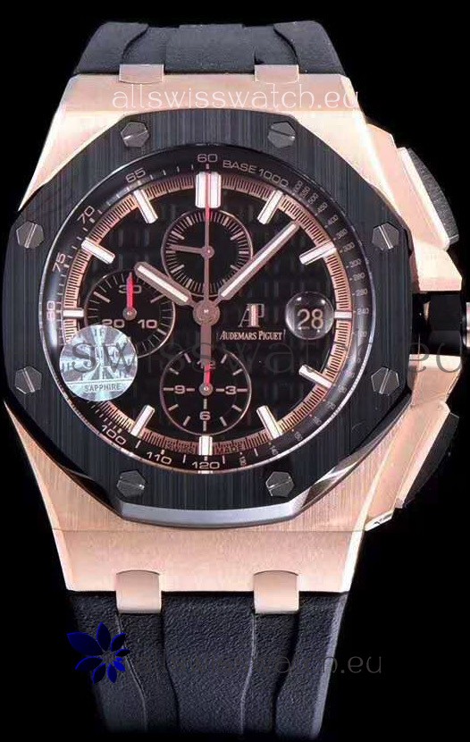 Audemars Piguet Royal Oak Offshore Méga Tapisserie Dial 1:1 904L Steel Replica 4