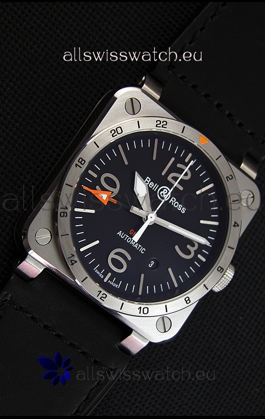 IMG_9081 Bell & Ross BR03-93 GMT Steel1:1 Edition 42MM Replica 4