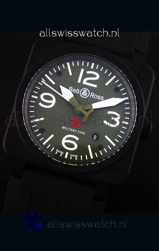 IMG_9081 Bell & Ross BR03-92 Green Dial Replica 4