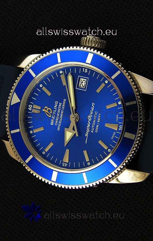 IMG_9081 Breitling SuperOcean Heritage II B20 42MM Blue Dial- 1:1 Mirror Edition Replica 4