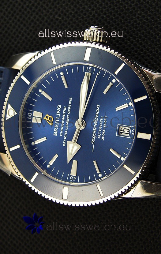 IMG_9081 Breitling SuperOcean Heritage II B20 42MM Blue Dial- 1:1 Mirror Edition Replica 4
