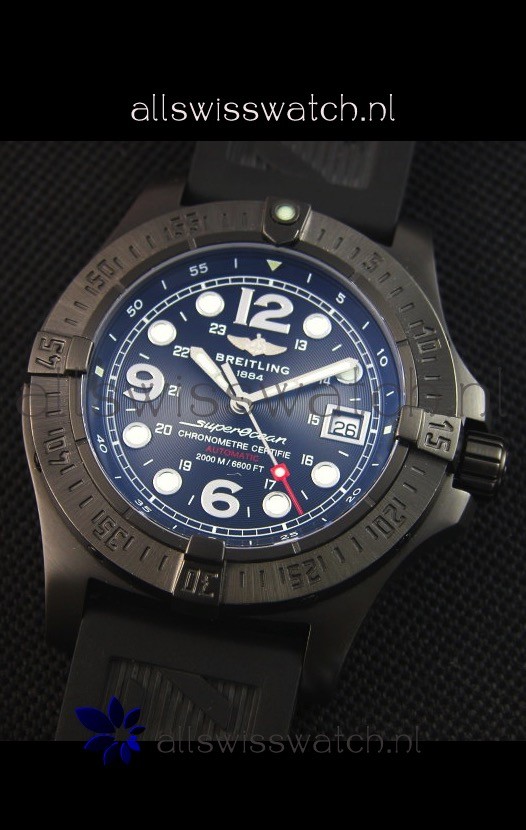 IMG_9081 Breitling Superocean Steelfish DLC Coated Replica 4