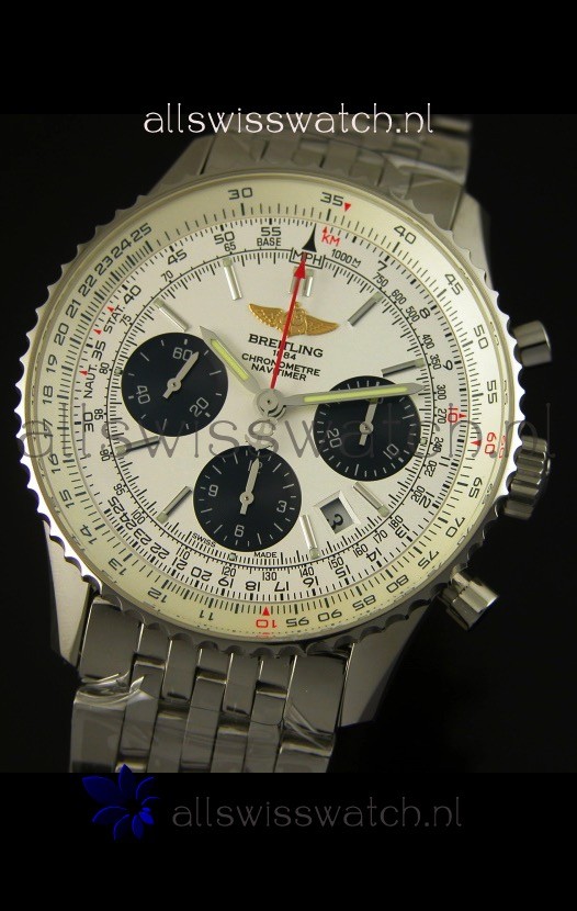 IMG_9081 Breitling Navitimer 01 1:1 Mirror Updated 2017 in White Dial Replica 4