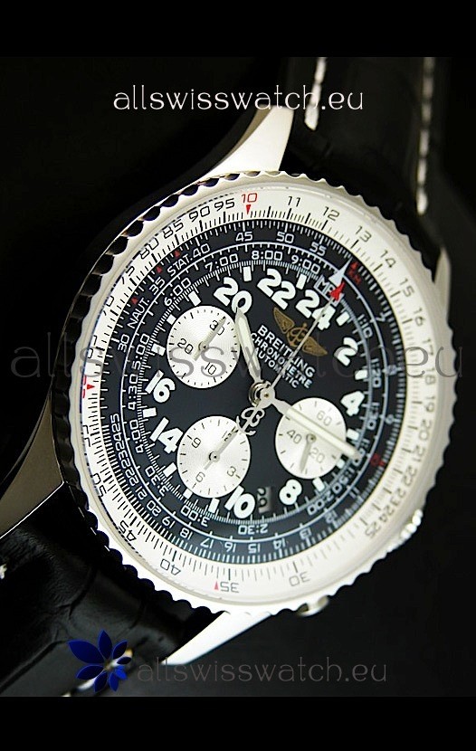 IMG_9081 Breitling Navitimer Cosmonautein Black Dial - MIRROR Replica 4