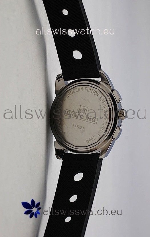 IMG_9081 Breitling SuperOcean Heritage- Rubber Strap Replica 4