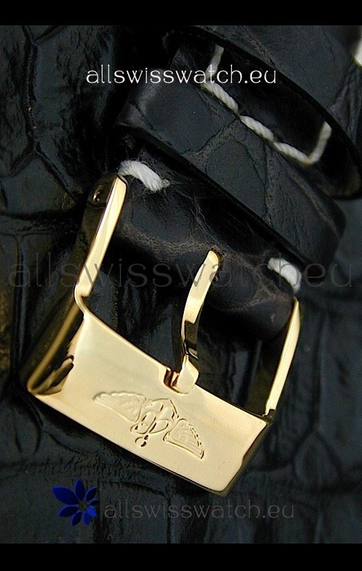 IMG_9081 Breitling Evolutionin Gold Case Blue Dial Replica 4