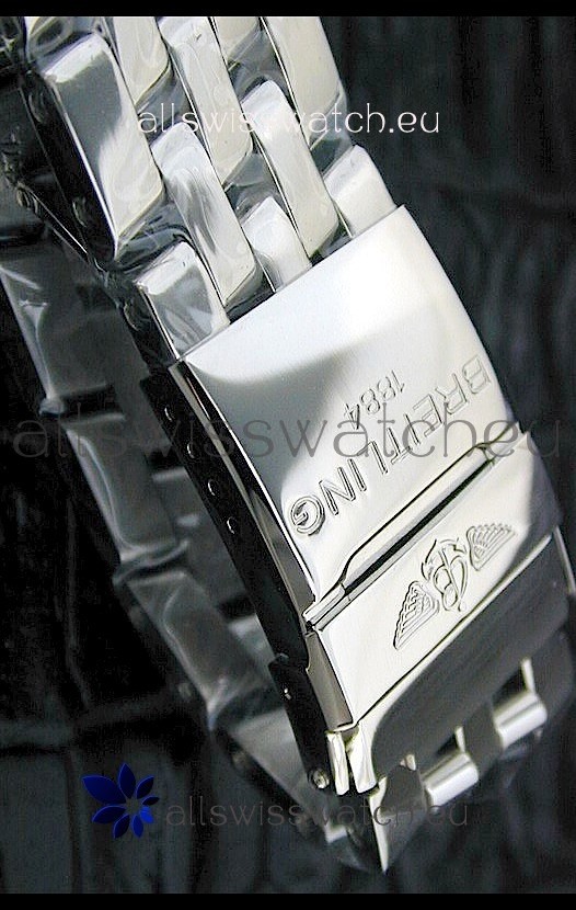 IMG_9081 Breitling Windriderin Black Dial Two Tone Markers Replica 4