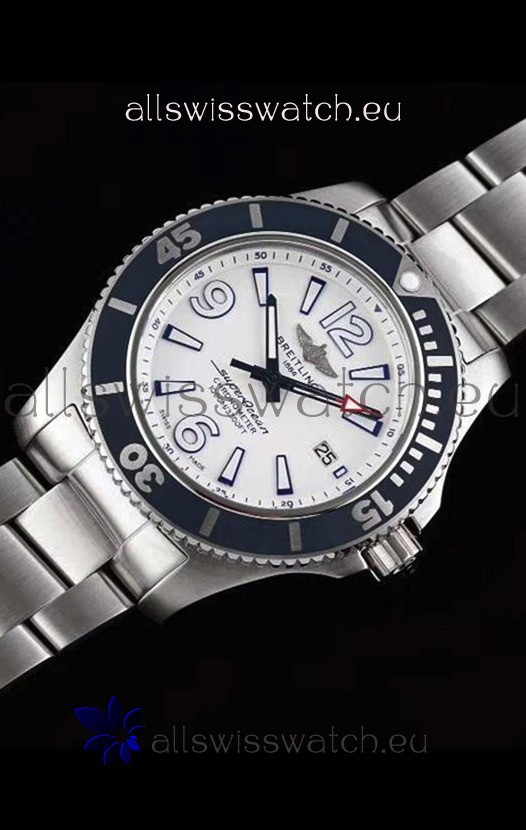 IMG_9081 Breitling Superocean Automatic 44 Steel - White Dial 1:1 Mirror Replica 4