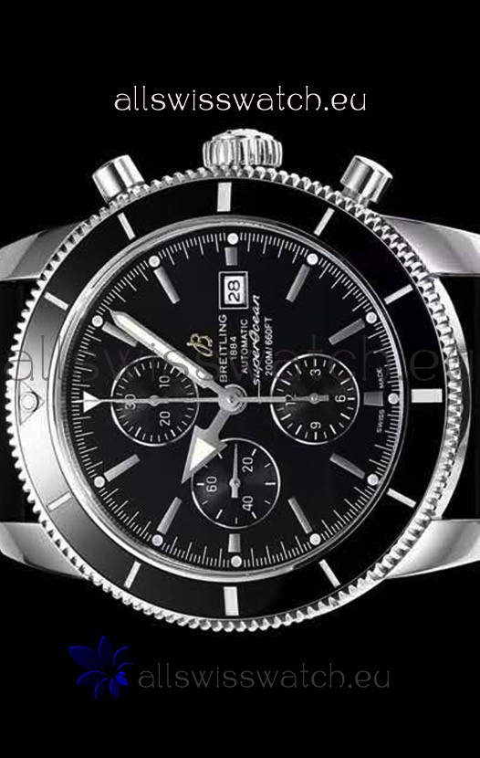 IMG_9081 Breitling SuperOcean Heritage II 44MM Black Dial Replica 4