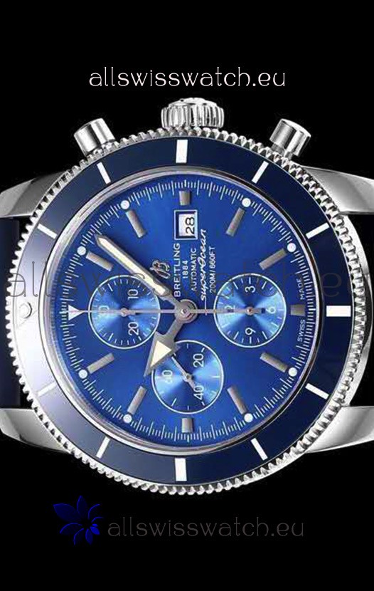 IMG_9081 Breitling SuperOcean Heritage II 44MM Blue Dial Replica 4