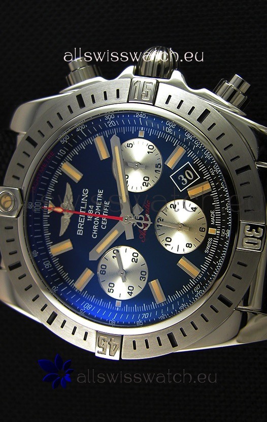 IMG_9081 Breitling Chronomat Airborne Black Dial 1:1 Mirror Replica 4