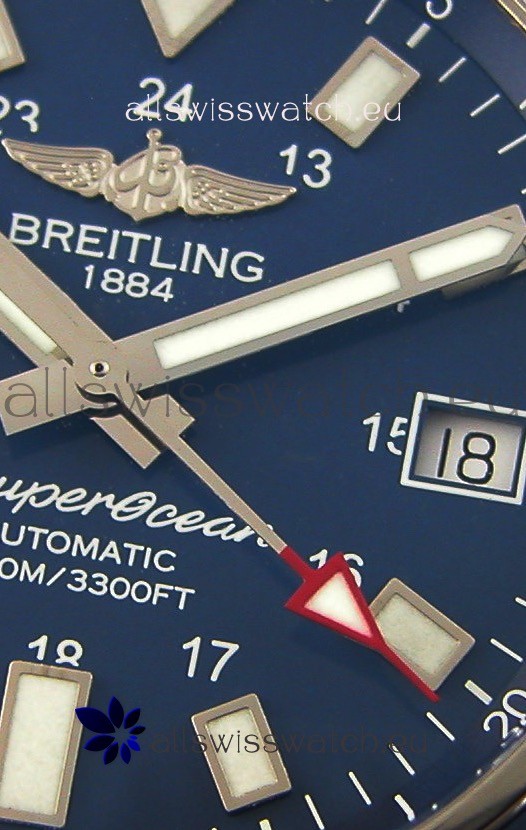 IMG_9081 Breitling SuperOcean 44 Special Steel - Mariner Bluewith Steel Strap Replica 4