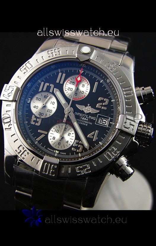 IMG_9081 Breitling Skyland Avenger ChronographDark Grey Dial 1:1 Mirror Replica 4