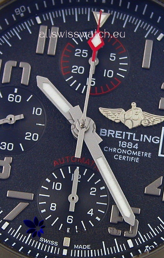 IMG_9081 Breitling Avenger Titanium CaseBlack Dial 1:1 Mirror Replica 4