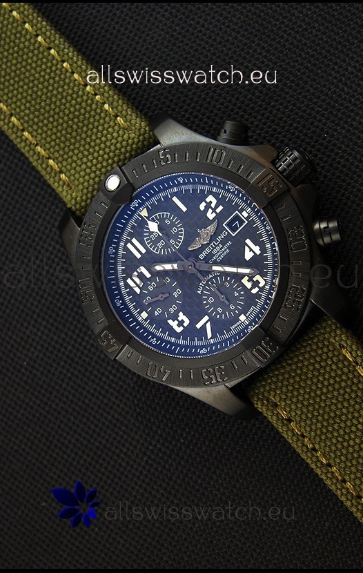 IMG_9081 Breitling Avenger Titanium CaseCarbon Dial 1:1 Mirror Replica 4